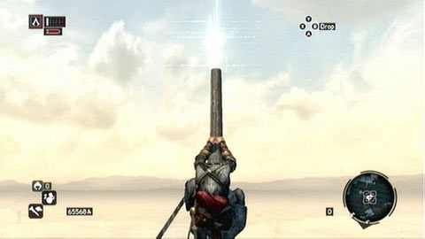 Ten fragment znajduje się na drugim statku, a dokładnie na szczycie jego masztu - Bayezid District/Arsenal (18-34) | Fragmenty Danych Animusa AC Revelations - Assassins Creed: Revelations - poradnik do gry