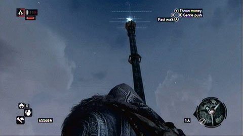 Ten fragment również znajduje się na wieży, tylko tym razem na szczycie masztu - Bayezid District/Arsenal (18-34) | Fragmenty Danych Animusa AC Revelations - Assassins Creed: Revelations - poradnik do gry