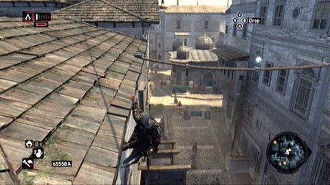 Znajdziesz ten fragment na linie wiszącej nad uliczką - Imperial District (11-22) | Fragmenty Danych Animusa AC Revelations - Assassins Creed: Revelations - poradnik do gry