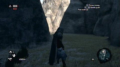 Tuż przed wejściem do podziemi skręć w lewo - Capadocia | Fragmenty Danych Animusa Assassins Creed Revelations - Assassins Creed: Revelations - poradnik do gry