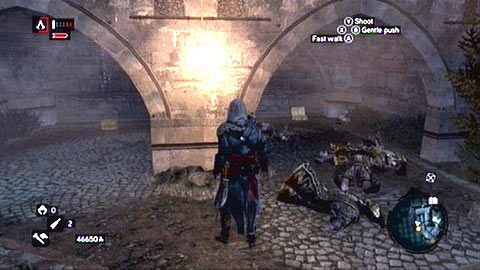 Skrzynka leży pod kamiennymi łukami - Galata District | Skrzynie ze skarbami Assassins Creed Revelations - Assassins Creed: Revelations - poradnik do gry