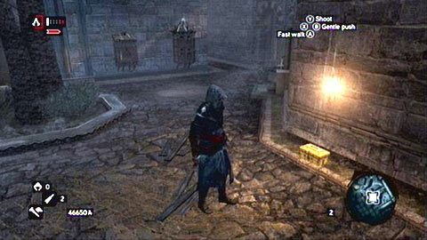 Leży przy ścianie niedaleko gołębnika - Galata District | Skrzynie ze skarbami Assassins Creed Revelations - Assassins Creed: Revelations - poradnik do gry