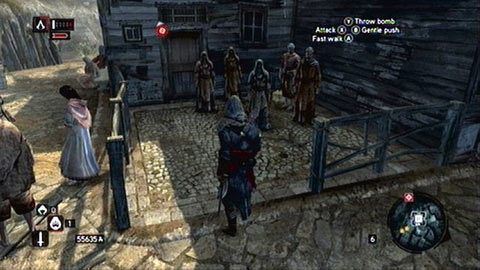 Skarb stoi w rogu jednego z budynków - Constatntine District (01-11) | Skrzynie ze skarbami AC Revelations - Assassins Creed: Revelations - poradnik do gry