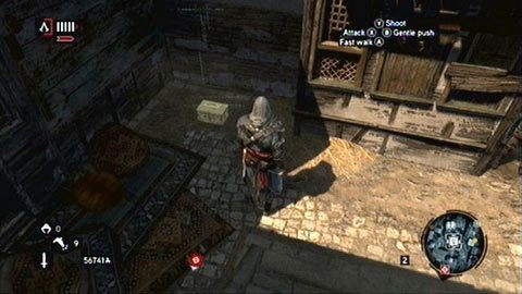 Ukryto go w wąskim zaułku, gdzie stoi oddział straży - Constatntine District (12-24) | Skrzynie ze skarbami AC Revelations - Assassins Creed: Revelations - poradnik do gry