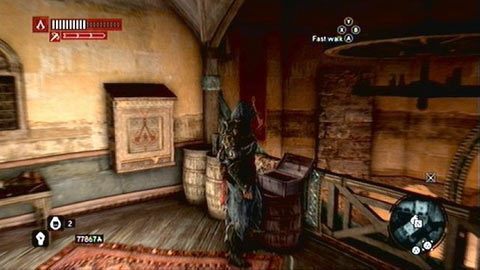 Aby stworzyć granaty, musisz odszukać jedną ze specjalnych szafek, które są zaznaczone na mapie białymi ikonkami bomby - Ładunki wybuchowe | Kompendium wiedzy w Assassins Creed Revelations - Assassins Creed: Revelations - poradnik do gry