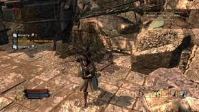 Za tobą i po prawej są skrzynki i beczki - Mury obronne | Rozdział 1 | Władca Pierścieni Wojna na Północy - Władca Pierścieni: Wojna na Północy - poradnik do gry