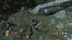 Dokładnie zbadaj prawą część - znajdziesz tu grzyb blisko wejścia, a także sporo kapliczek, które niszcz - Wzgórza Kurhanów (1) | Rozdział 2 | Władca Pierścieni Wojna na Północy - Władca Pierścieni: Wojna na Północy - poradnik do gry