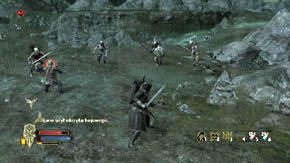 Po prawej pojawi się kilku łuczników - Wzgórza Kurhanów (2) | Rozdział 2 | Władca Pierścieni Wojna na Północy - Władca Pierścieni: Wojna na Północy - poradnik do gry