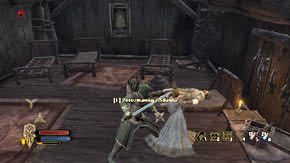 Kiedy znajdziesz się w Brodzie Sarn, biegnij przed siebie, a potem w prawo, przy wielkim posągu - Wzgórza Kurhanów (2) | Rozdział 2 | Władca Pierścieni Wojna na Północy - Władca Pierścieni: Wojna na Północy - poradnik do gry