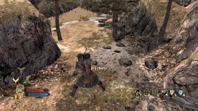 Wyjdź z jaskini niszcząc po drodze beczkę - Zimne Góry (2) | Rozdział 3 | Władca Pierścieni Wojna na Północy - Władca Pierścieni: Wojna na Północy - poradnik do gry