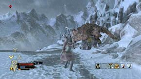 Czeka cię tu bardzo ciężka bitwa z aż dwoma trollami naraz - Górska przełęcz | Rozdział 4 | Władca Pierścieni Wojna na Północy - Władca Pierścieni: Wojna na Północy - poradnik do gry