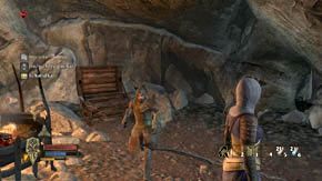 Zamiast tego wbiegnij na górę po prawej, aby zbadać okolice ogniska - Górska przełęcz | Rozdział 4 | Władca Pierścieni Wojna na Północy - Władca Pierścieni: Wojna na Północy - poradnik do gry