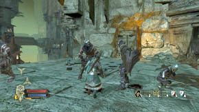 Po chwili będzie już nieco trudniej, bo do walki włączy się troll - Wnętrze góry | Rozdział 4 | Władca Pierścieni Wojna na Północy - Władca Pierścieni: Wojna na Północy - poradnik do gry