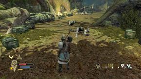 W końcu uda ci się uporać z orkami w obozie (nie zapomnij o łucznikach), lecz nie zdziw się, jeśli będziesz musiał powtarzać tę walkę - jest naprawdę długa i mozolna - Cieniste ścieżki | Rozdział 5 | Władca Pierścieni Wojna na Północy - Władca Pierścieni: Wojna na Północy - poradnik do gry