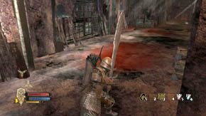 Zaprowadzi cię on do schodów, po czym trafisz do sporej sali pełnej skrzynek i beczek - Karn Dum | Finał | Władca Pierścieni Wojna na Północy - Władca Pierścieni: Wojna na Północy - poradnik do gry