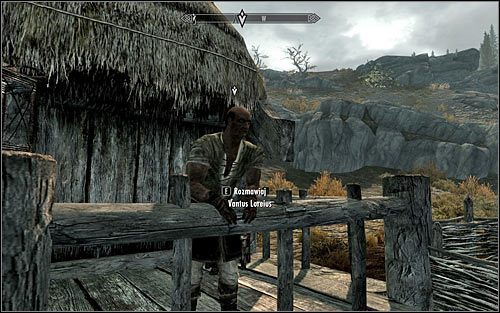 Skieruj się na zachód, docierając po kilku chwilach do farmy Loreiusa - Opóźniony pochówek | Zadania Mrocznego Bractwa | Solucja Skyrim - Skyrim - poradnik, mapy, questy