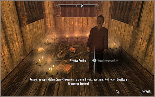 Wejdź do posiadłości i skieruj się na piętro - Utracona niewinność | Zadania Mrocznego Bractwa | Solucja Skyrim - Skyrim - poradnik, mapy, questy