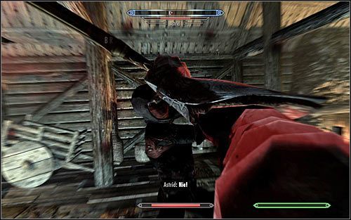 Jeżeli z jakichś powodów nagle chcesz zmienić zdanie i zrezygnować z dołączenia do Mrocznego Bractwa, to nie próbuj nawet odmawiać Astrid w trakcie rozmowy, bo na nic się to nie zda - Prawdziwi przyjaciele... | Zadania Mrocznego Bractwa | Solucja Skyrim - Skyrim - poradnik, mapy, questy