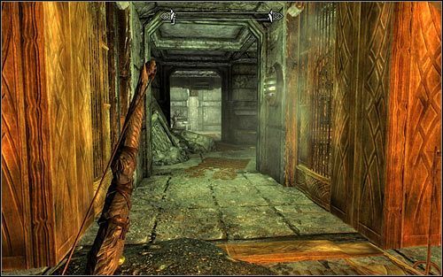 Dłuższa droga do celu zakłada wybranie korytarza prowadzącego na południowy-wschód (powyższy screen) - Nie czas na łzy (1) | Zadania Mrocznego Bractwa | Solucja Skyrim - Skyrim - poradnik, mapy, questy