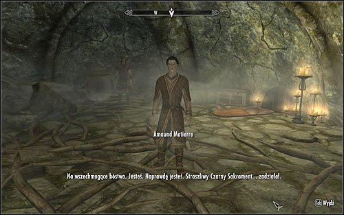 Wejdź do niewielkiego pomieszczenia z zabitymi draugrami i otwórz prawe drzwi - Przerwane milczenie | Zadania Mrocznego Bractwa | Solucja Skyrim - Skyrim - poradnik, mapy, questy