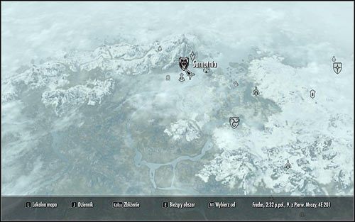 Wyjdź z Sanktuarium Mrocznego Bractwa i otwórz mapę świata - Póki śmierć nas nie rozłączy | Zadania Mrocznego Bractwa | Solucja Skyrim - Skyrim - poradnik, mapy, questy