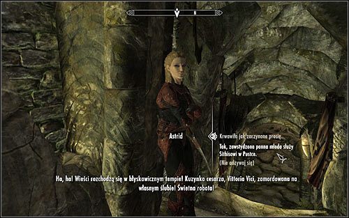 Wyjdź z Samotni i w razie potrzeby oddal się od niej na bezpieczną odległość - Póki śmierć nas nie rozłączy | Zadania Mrocznego Bractwa | Solucja Skyrim - Skyrim - poradnik, mapy, questy