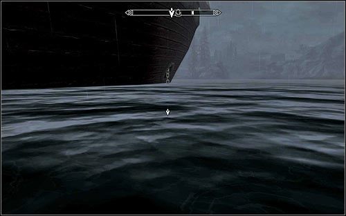 Dopiero teraz zajmiemy się przedostaniem na pokład okrętu należącego do cesarza - Chwała Sithisowi! (1) | Zadania Mrocznego Bractwa | Solucja Skyrim - Skyrim - poradnik, mapy, questy