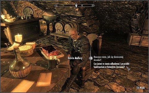 Otwórz mapę świata i wybierz się do Pękniny - Trofeum nad kominkiem | Zadania Mrocznego Bractwa | Solucja Skyrim - Skyrim - poradnik, mapy, questy
