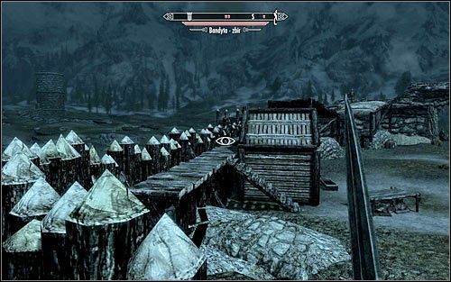 Agnis przebywa oczywiście wewnątrz fortu, przy czym przedostanie się do środka nie jest oczywistą sprawą - Zlecenie- Zabij Agnis | Zadania Mrocznego Bractwa | Solucja Skyrim - Skyrim - poradnik, mapy, questy