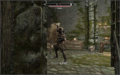 Możesz już ostrożnie zbliżyć się do drzwi sypialni służącej - Zlecenie- Zabij Agnis | Zadania Mrocznego Bractwa | Solucja Skyrim - Skyrim - poradnik, mapy, questy