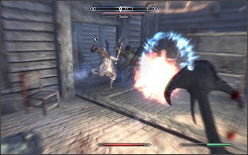 Cicha eliminacja Safii niestety nie wchodzi w grę, bo raczej nie przyłapiesz jej na sytuacji wybrania się do snu ani nawet nie będziesz mógł ustawić się za jej plecami by przeprowadzić atak z zaskoczenia - Zlecenie- Zabij Safię | Zadania Mrocznego Bractwa | Solucja Skyrim - Skyrim - poradnik, mapy, questy