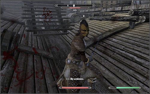 Najlepszym rozwiązaniem jest zainicjowanie rozmowy z Safią i poinformowanie jej o tym, że przybyłeś tu by wykonać kontrakt - Zlecenie- Zabij Safię | Zadania Mrocznego Bractwa | Solucja Skyrim - Skyrim - poradnik, mapy, questy