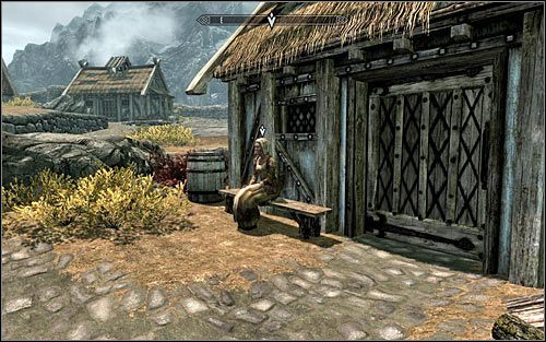 Otwórz mapę świata i udaj się do Białej Grani - Różne- Zdobądź wskazówkę od Niedołężnej Olavy | Zadania Mrocznego Bractwa - Skyrim - poradnik, mapy, questy