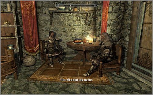 Kodlak Białowłosy przebywa w pomieszczeniu wysuniętym najbardziej na północ (powyższy screen) - Do broni | Zadania Towarzyszy | Solucja Skyrim - Skyrim - poradnik, mapy, questy