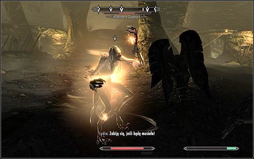 Udaj się na południowy-zachód, po czym skręć na północny-zachód - Prosto w serce cz.1 | Zadania Towarzyszy | Solucja Skyrim - Skyrim - poradnik, mapy, questy