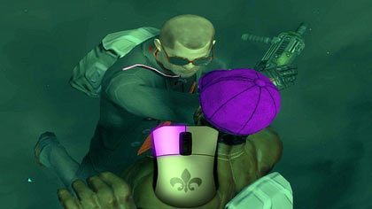 Co ważne, by zmienić pozycję strzału, wciskamy SPACJĘ - Nara, ja spadam | Kampania Saints Row The Third - Saints Row: The Third - poradnik do gry