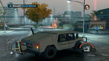 Przechodzimy do głównego celu naszej misji - odnalezienia składu broni - Przydadzą nam się spluwy | Kampania Saints Row The Third - Saints Row: The Third - poradnik do gry