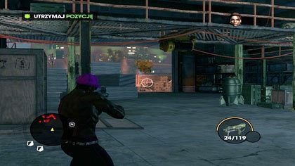 Korzystając z Patriota jako osłony, wybijamy przeciwników znajdujących się najbliżej - Przydadzą nam się spluwy | Kampania Saints Row The Third - Saints Row: The Third - poradnik do gry