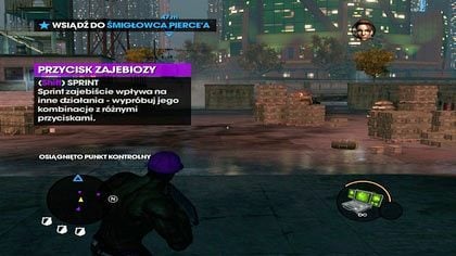 Po odparciu ataku naziemnego, czas wznieść się w powietrze - bierzemy ze sobą uzbrojenie, wsiadamy do śmigłowca Piercea i uciekamy z pola bitwy - Przydadzą nam się spluwy | Kampania Saints Row The Third - Saints Row: The Third - poradnik do gry