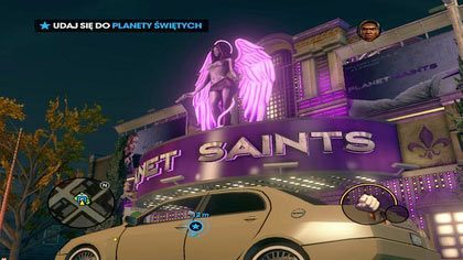 Planeta Świętych to nic innego jak sklep odzieżowy oferujący szeroki asortyment odzieży związanej z gangiem Świętych - Steelport, nadchodzę | Kampania Saints Row The Third - Saints Row: The Third - poradnik do gry