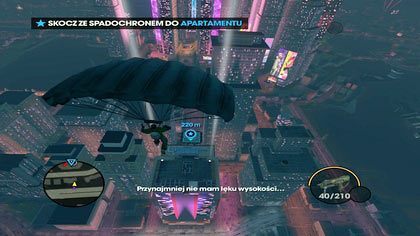 Wyskakujemy ze śmigłowca, po czym otwieramy spadochron - Ruszamy w tango | Kampania Saints Row The Third - Saints Row: The Third - poradnik do gry