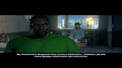 Czas na piwko - spotykamy się z Pierceem w jednym z pubów, gdzie gdybamy o prawdopodobnym miejscu pobytu przywódcy Syndykatu (utworzonego z połączonych sił Jutrzenki, Deckerów oraz Luchadores), Phillipea Lorena - Dopiero się rozkręcamy / Przypudruj nos | Kampania Saints Row The Third - Saints Row: The Third - poradnik do gry