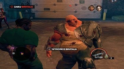 W pierwszym pomieszczeniu spotkamy kilku przeciwników, uzbrojonych głównie w pistolety zwykłe oraz maszynowe - Dopiero się rozkręcamy / Przypudruj nos | Kampania Saints Row The Third - Saints Row: The Third - poradnik do gry