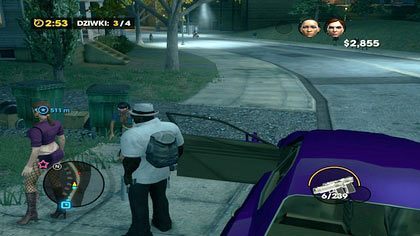 Po odstawieniu panienek ruszamy do kolejnego miejsca - Przechwyt (A) | Kampania Saints Row The Third - Saints Row: The Third - poradnik do gry
