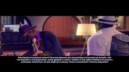 Wpadamy do Zimosa, któremu najwidoczniej brakuje wrażeń - namawia nas na imprezę, wobec której jednak jesteśmy sceptyczni - Malowanie / Dziwki Trojańskie | Kampania Saints Row The Third - Saints Row: The Third - poradnik do gry