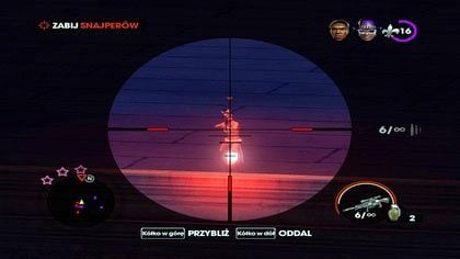 Snajperki eliminujemy powoli, w razie utraty zbyt dużej liczby życia chowamy się, by odzyskać siły - Malowanie / Dziwki Trojańskie | Kampania Saints Row The Third - Saints Row: The Third - poradnik do gry