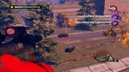 Przyleciały po nas dwa śmigłowce - do jednego wsiadamy my - z ulepszonym Niszczycielem (posiada namierzane laserowo rakiety) - do drugiego zaś Zimos - Łódź z dziwkami | Kampania Saints Row The Third - Saints Row: The Third - poradnik do gry