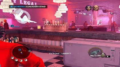 Rozmowa nie trwa długo, gdyż pojawia się STAG - agencja powstała w celu zwalczania gangów - Gangi pod lufą | Kampania Saints Row The Third - Saints Row: The Third - poradnik do gry