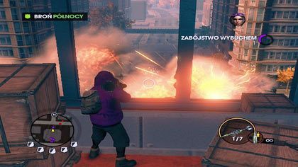 W autach zaparkowanych przed głównym wejściem zostały umieszczone ładunki wybuchowe - Zabawa ze STAG | Kampania Saints Row The Third - Saints Row: The Third - poradnik do gry