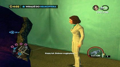 Od reporterki dowiadujemy się, iż Killbane odjechał w kierunku północnym - Na żywo! Z Killbanem | Kampania Saints Row The Third - Saints Row: The Third - poradnik do gry